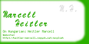 marcell heitler business card